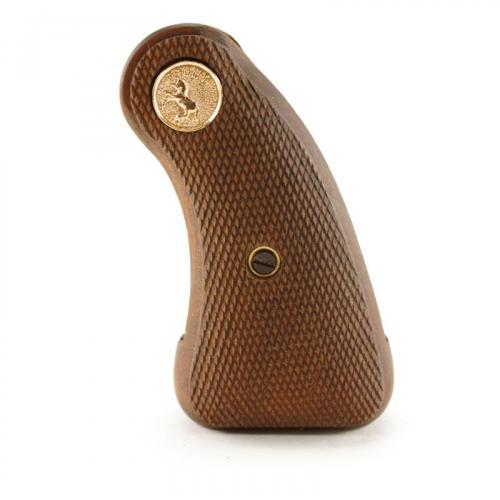 Colt Detective Special Walnut Grip Gold Medallion